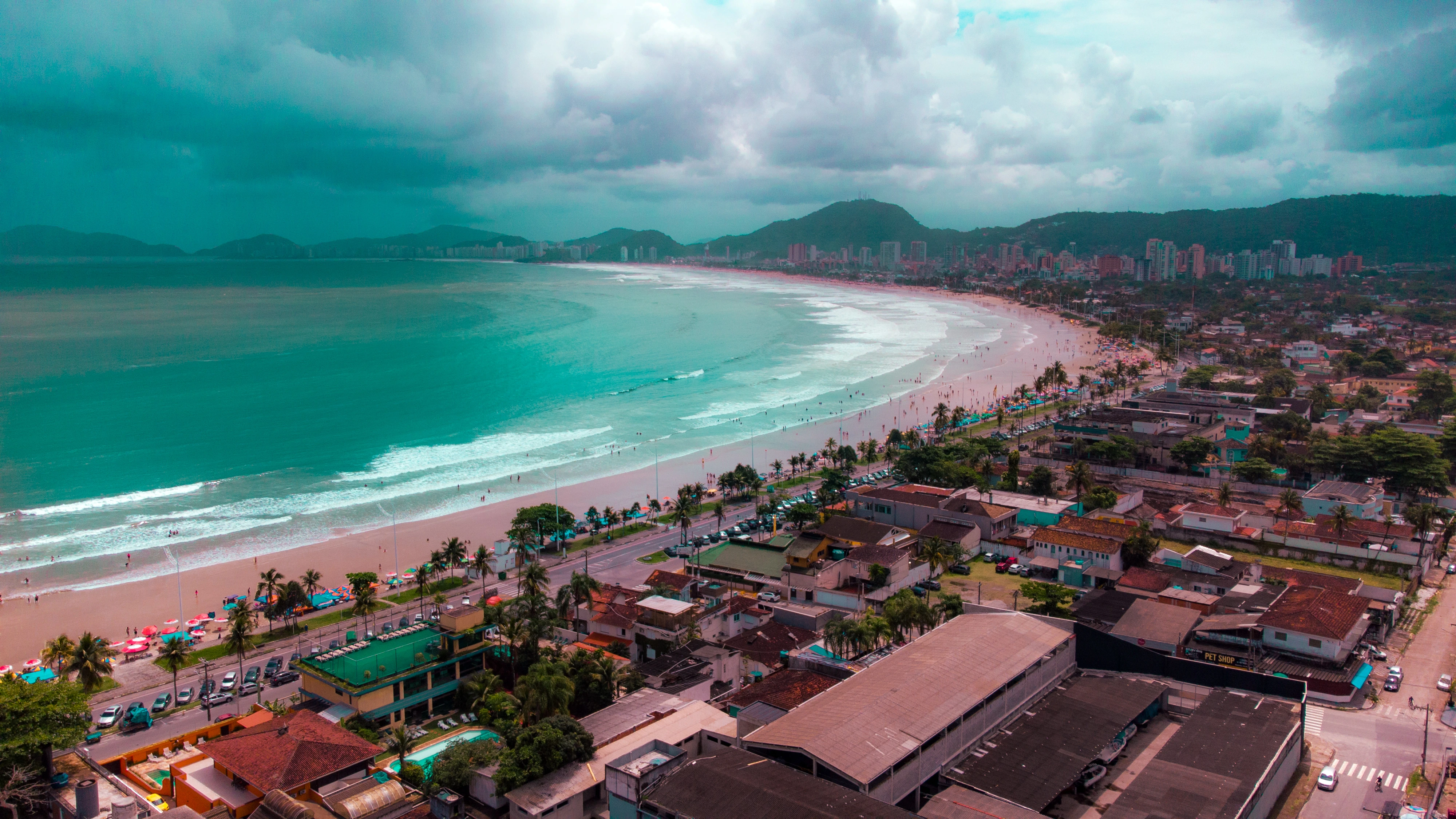 Praia da enseada Guarujá - DJI Mini 2 Pro